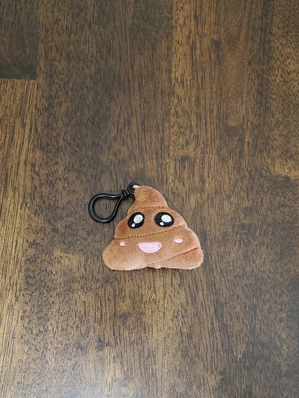 Plush Poop Emoji School Backpack Hanger Keychain Clip Zipper Pull Bag Charm